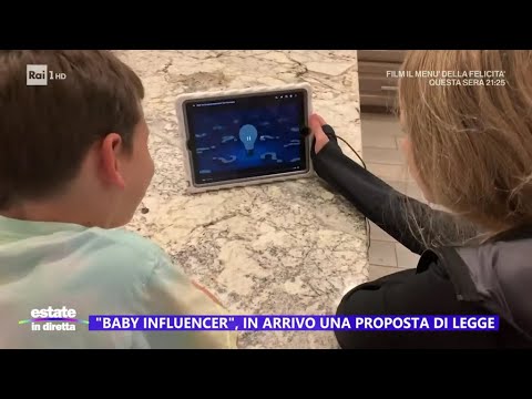 "Baby influencer", in arrivo una proposta di legge - Estate in diretta 08/08/2024