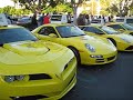 Top Gear USA Exotic Taxi Fleet at Cars & Coffee