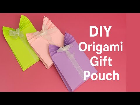 How to make Origami Gift Pouch | Easy DIY Gift Box