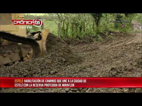 Familias serán beneficiadas con la reparación de camino en Estelí - Nicaragua