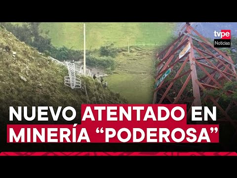 Minería ilegal: atentan contra torres de alta tensión en Pataz