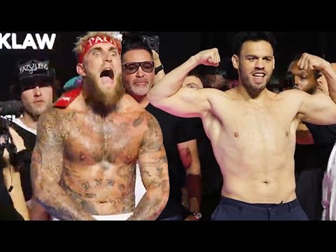 Jake Paul vs Julio Cesar Chavez Jr • FULL WEIGH-IN, FINAL WORDS & FACE OFF Ceremony