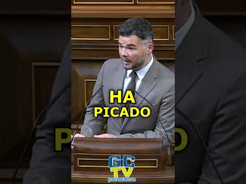 HA PICADO Gabriel Rufián a diputado del Partido Popular #pp #psoe #vox #sumar