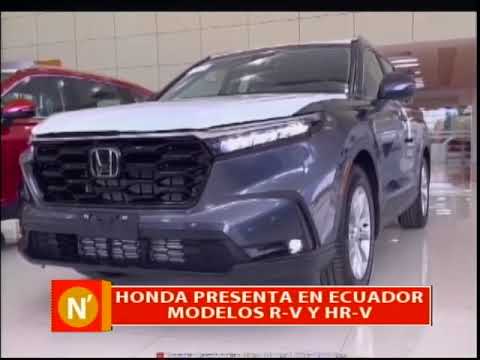 Honda presenta en Ecuador modelos R V y HR V