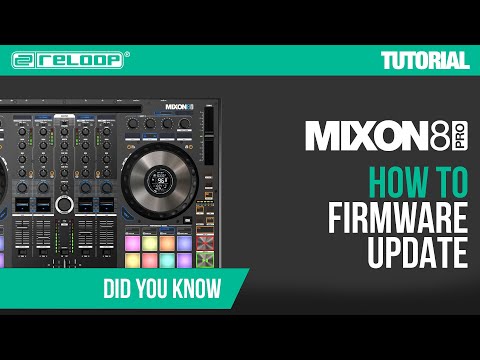 Reloop Mixon 8 Pro -  How to update the Firmware? Did You Know? (Tutorial)