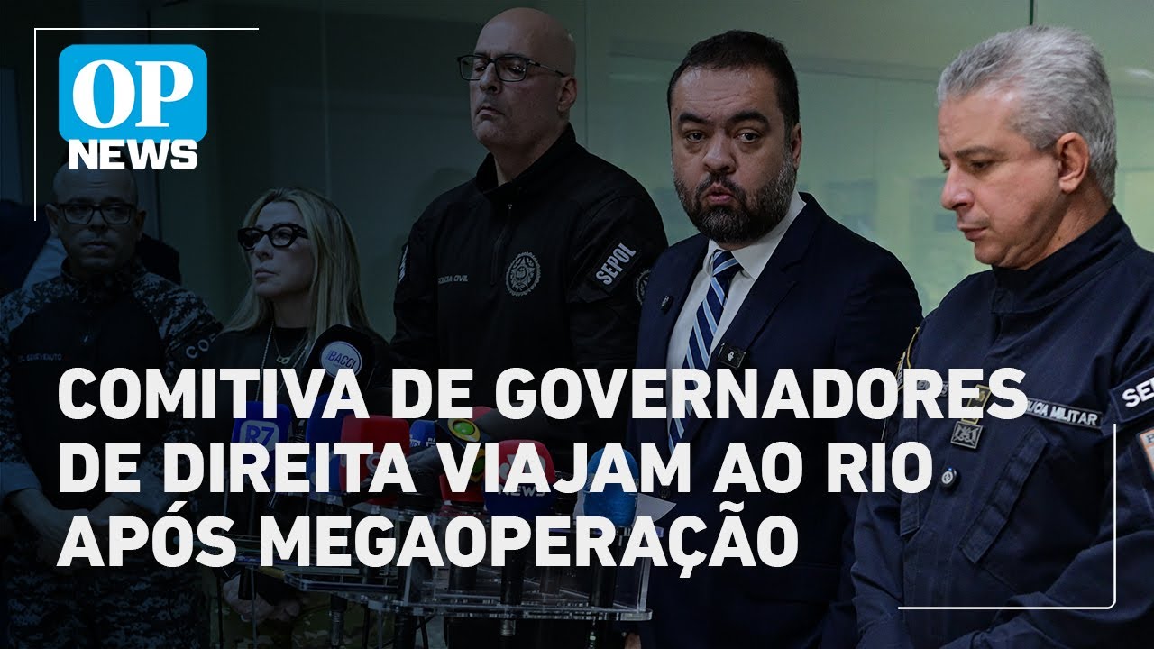 Governadores de centrodireita vão ao Rio em apoio a Cláudio Castro | O POVO News  TV Online Governadores de centro direita vão ao Rio em apoio a Cláudio Castro | O POVO News