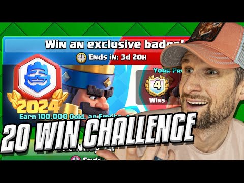 20 WIN CHALLENGE // CLASH ROYALE // CAN I WIN?