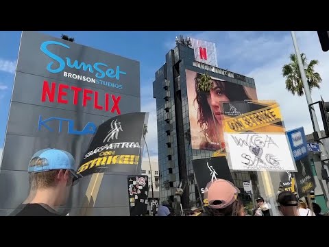 Hollywood writers celebrate end of strike as actors continue walking picket lines