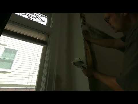 REPAIR OUTSIDE PLASTER CORNER NO CORNER BEAD DIY ONLY