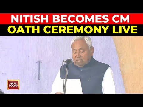 Nitish Kumar Oath Ceremony LIVE | Nitish Sworn In As Bihar Chief Minister For Record 10th Time