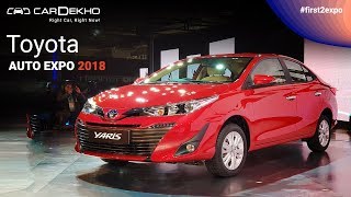 Toyota Yaris at Auto Expo 2018 | #First2Expo