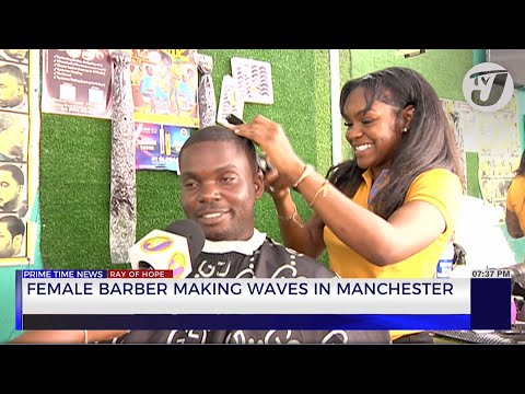 Female Barber Making Waves in Manchester | TVJ News