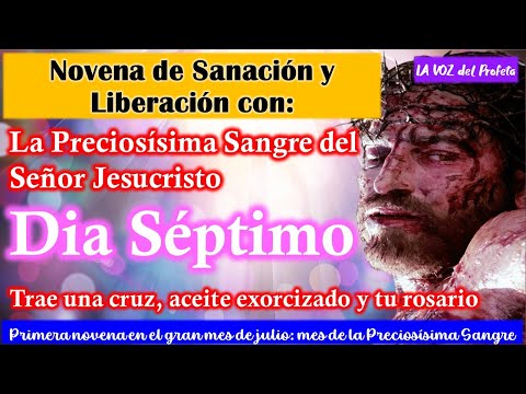 ?DIA SEPTIMO NOVENA DE SANACION CON LA SANGRE DE CRISTO Sanación y Liberacion con Sangre del Señor