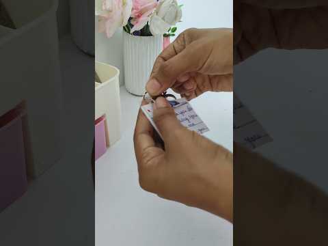 ரொம்ப Special ஆன Keychain 🍒 | DIY Keychain using Paper 😍 | #diy #shorts #craft #trending
