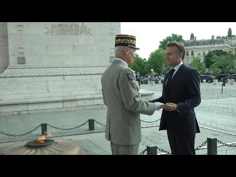 Bastille Day: Emmanuel Macron visits Tomb of the Unknown Soldier | AFP