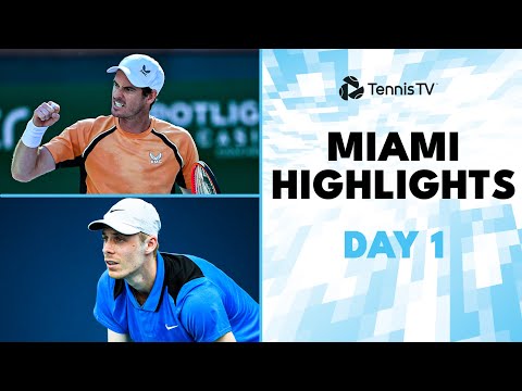 Murray Faces Berrettini; Shapovalov & Arnaldi In Action | Miami 2024 Day 1 Highlights