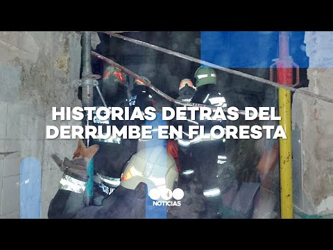 HISTORIAS DETRÁS DEL DERRUMBE EN FLORESTA - Telefe Noticias