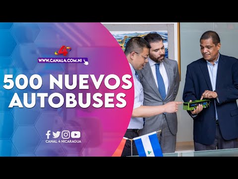 Nicaragua firma convenio para adquirir 500 nuevos autobuses con empresa de China