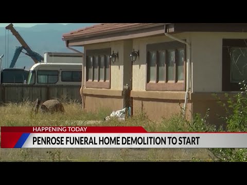 Demolition of Penrose funeral home to begin Tuesday