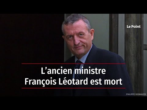 L’ancien ministre François Léotard est mort