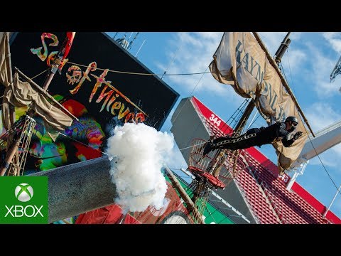 Sea of Thieves Human Cannonball Launch | GUINNESS WORLD RECORD