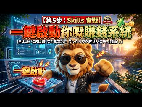 【廣東話】【Zo-Computer】第5步：Skills 實戰 —— 一鍵啟動你嘅賺錢系統#AI #人工智能 #AI創業 #AI一人公司 #AI變現 #AI賺錢 #AI自動化 #自動化工作流