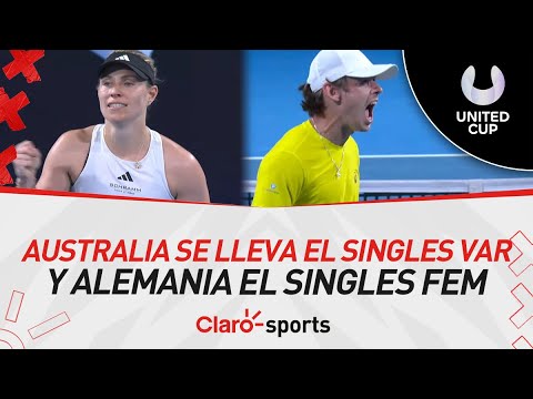 Australia se lleva el singles varonil y Alemania el singles femenil en las semifinales de la United