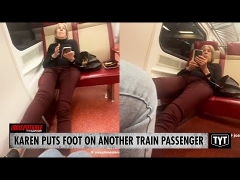 WATCH: Classic Karen Uses Passenger As Foot Rest #IND