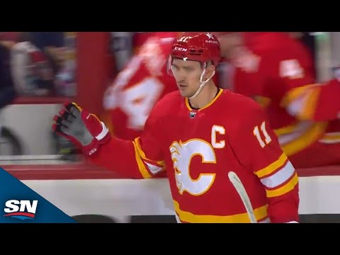 Flames Mikael Backlund Pots 200th Career Goal 11 Seconds Into Second Period