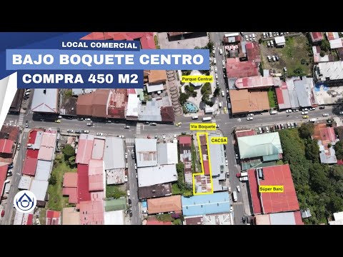 Local comercial en Venta FRENTE a Parque Central de Boquete. Bajo Boquete. 6981.5000