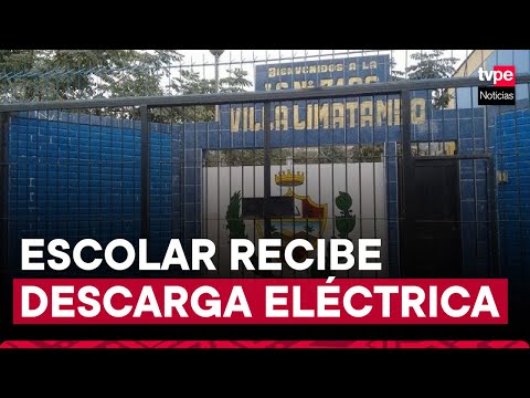 Villa María del Triunfo: escolar de 9 años recibió descarga eléctrica en colegio