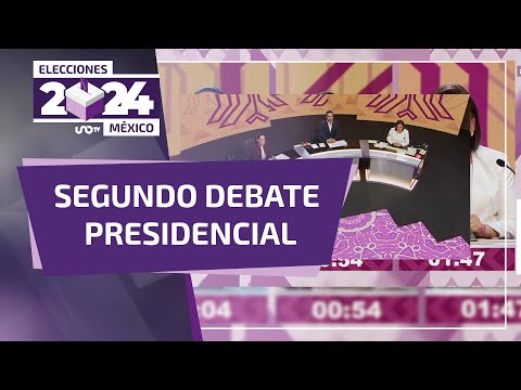 Domingo, segundo debate presidencial en Estudios Churubusco