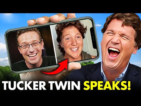 TikToker Who Looks EXACTLY Like Tucker Carlson Responds LIVE to Going VIRAL | This Is Hysterical