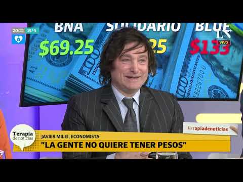 Javier Milei analiza la disparada del dólar blue, superó los $130