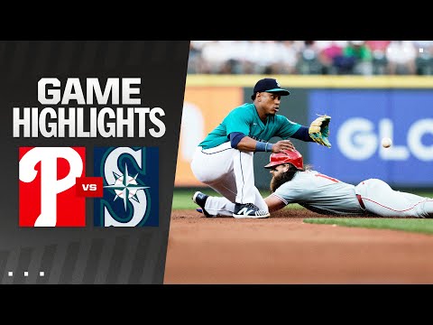 Phillies vs. Mariners Game Highlights (8/3/24) | MLB Highlights