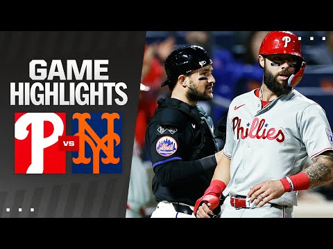 Phillies vs. Mets Game Highlights (9/20/24) | MLB Highlights