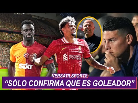 “SÓLO CONFIRMA el GOLEADOR que ES” ARNE SLOT RENDIDO a LUIS DIAZ | JAMES RODRIGUEZ HOY