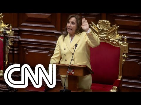 Nova presidente do Peru assume com país dividido | LIVE CNN