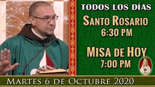 ROSARIO Y SANTA MISA DE HOY - Martes 6 de Octubre 6:30PM - POR TUS INTENCIONES