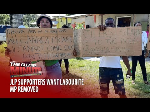 THE GLEANER MINUTE: JLP supporters protest | Pastor wants Chang to resign | J'can charged in Florida