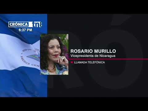 Rosario Murillo da mensaje de condolencias a víctimas de accidente en La Cucamonga, Nicaragua
