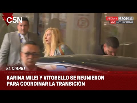 KARINA MILEI se REUNIÓ con JULIO VITOBELLO en CASA ROSADA