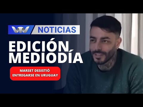 Edición Mediodía 01/12 | Marset desistió de entregarse en Uruguay