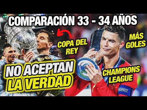 Cristiano Ronaldo HUMILLÓ a Messi / CR7 VS MESSI 33-34 AÑOS (COMPARACIÓN)