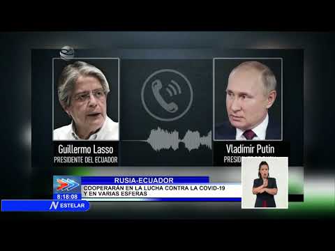 Conversan presidentes de Rusia y Ecuador sobre cooperación en la lucha contra la COVID-19