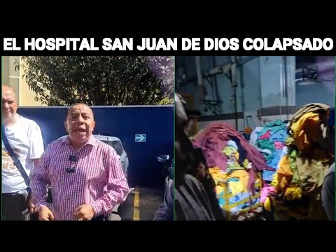 ALDO DÁVILA EL HOSPITAL SAN JUAN DE DIOS COL4PSO Y VIVEN UNA CRISIS GUATEMALA.