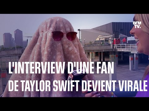 L’interview de cette fan de Taylor Swift cachée sous une couverture devient virale