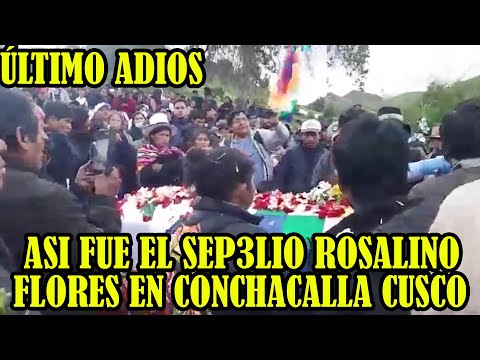 ÚLTIMO ADIOS CUSQUEÑO ROSALINO FLORES QUIEN FUE VICTIM4 DE LA REPR3SIÓN POLICIAL...