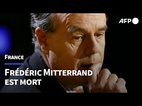Frédéric Mitterrand, ex-ministre de la Culture et homme de télévision, est décédé à 76 ans | AFP