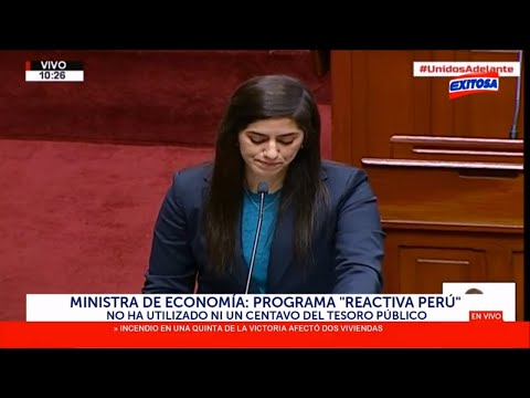 Ministra Alva: Programa 'Reactiva Perú' no ha utilizado ni un centavo del tesoro público